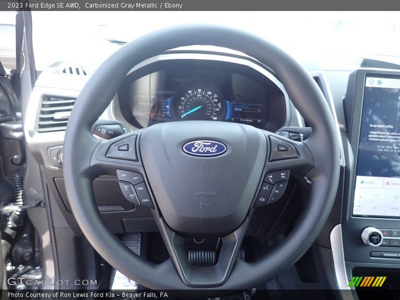 Carbonized Gray Metallic / Ebony 2023 Ford Edge SE AWD