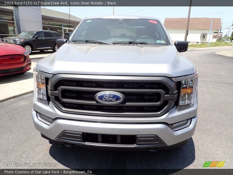 Iconic Silver Metallic / Black 2023 Ford F150 XLT SuperCrew 4x4