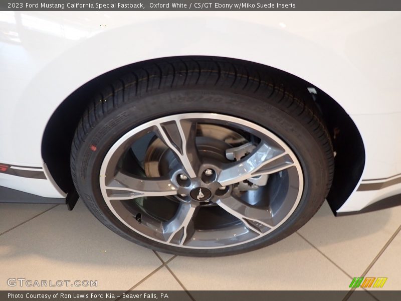 Oxford White / CS/GT Ebony w/Miko Suede Inserts 2023 Ford Mustang California Special Fastback