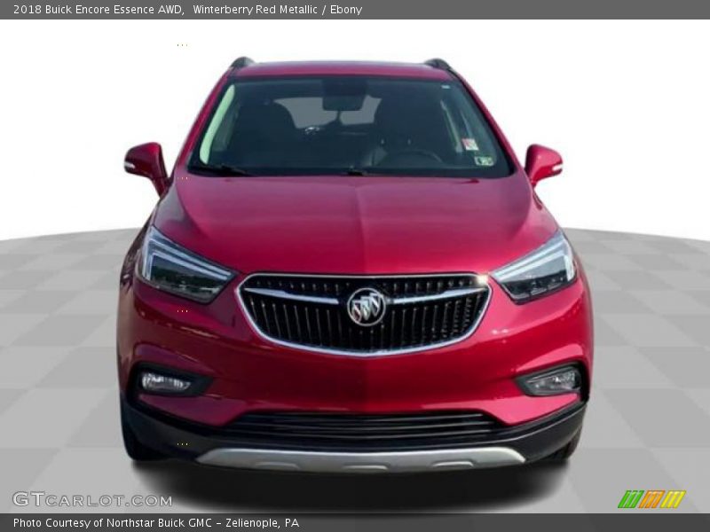 Winterberry Red Metallic / Ebony 2018 Buick Encore Essence AWD
