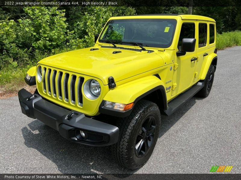 High Velocity / Black 2022 Jeep Wrangler Unlimited Sahara 4x4