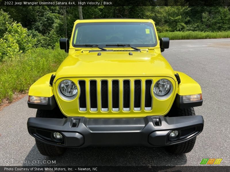 High Velocity / Black 2022 Jeep Wrangler Unlimited Sahara 4x4