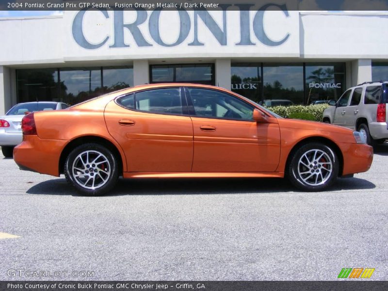 Fusion Orange Metallic / Dark Pewter 2004 Pontiac Grand Prix GTP Sedan