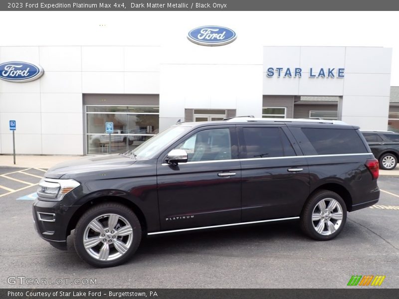 Dark Matter Metallic / Black Onyx 2023 Ford Expedition Platinum Max 4x4