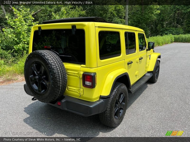 High Velocity / Black 2022 Jeep Wrangler Unlimited Sahara 4x4
