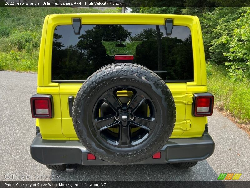 High Velocity / Black 2022 Jeep Wrangler Unlimited Sahara 4x4