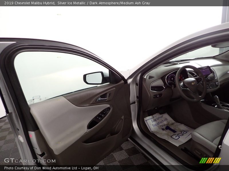 Silver Ice Metallic / Dark Atmosphere/Medium Ash Gray 2019 Chevrolet Malibu Hybrid