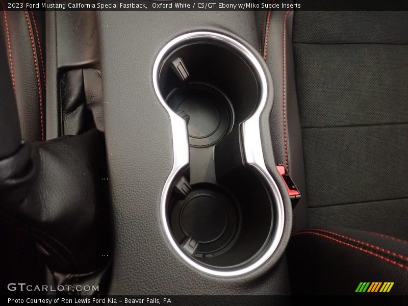 Oxford White / CS/GT Ebony w/Miko Suede Inserts 2023 Ford Mustang California Special Fastback