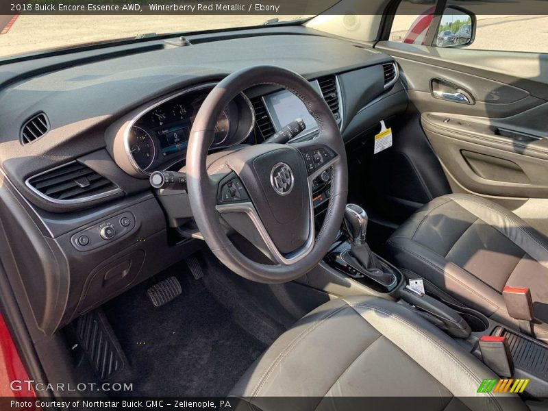 Winterberry Red Metallic / Ebony 2018 Buick Encore Essence AWD