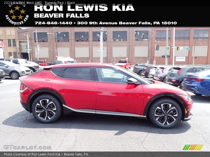 Runway Red / Black 2023 Kia EV6 Wind AWD