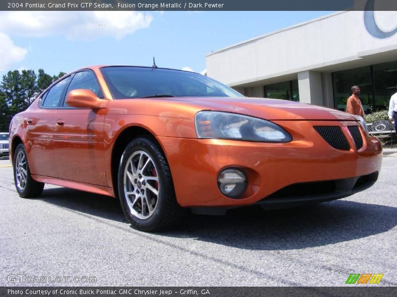 Fusion Orange Metallic / Dark Pewter 2004 Pontiac Grand Prix GTP Sedan