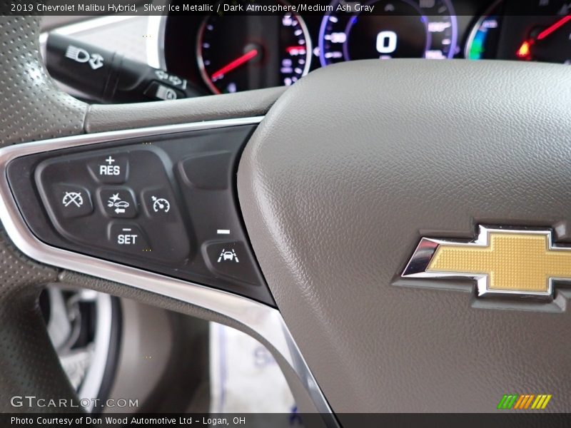 Silver Ice Metallic / Dark Atmosphere/Medium Ash Gray 2019 Chevrolet Malibu Hybrid