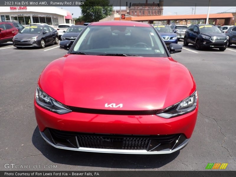 Runway Red / Black 2023 Kia EV6 Wind AWD