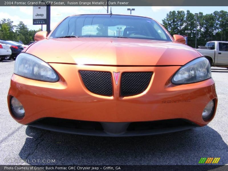 Fusion Orange Metallic / Dark Pewter 2004 Pontiac Grand Prix GTP Sedan