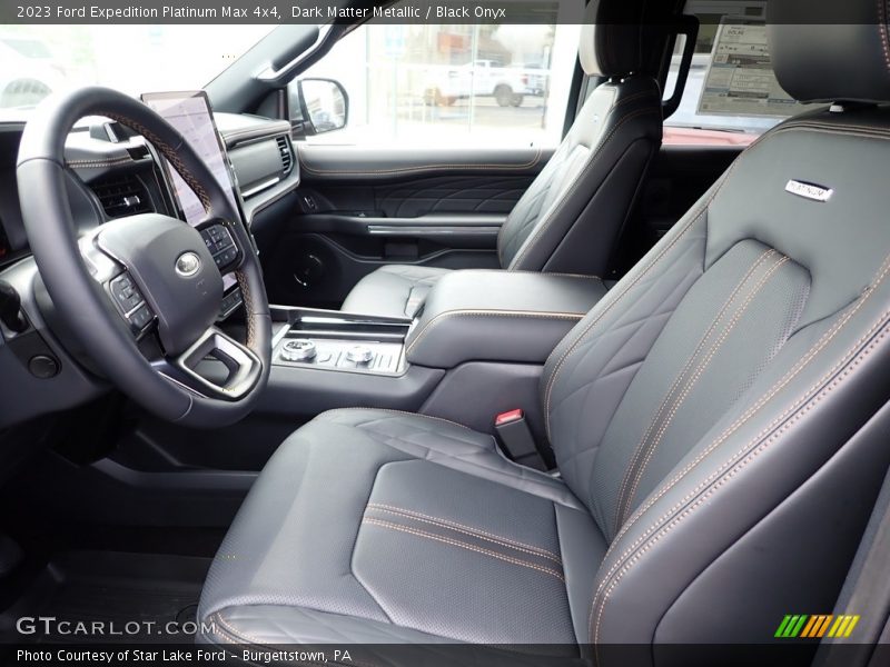  2023 Expedition Platinum Max 4x4 Black Onyx Interior