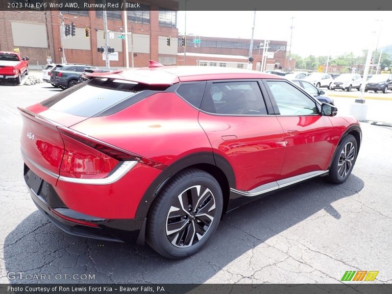 Runway Red / Black 2023 Kia EV6 Wind AWD