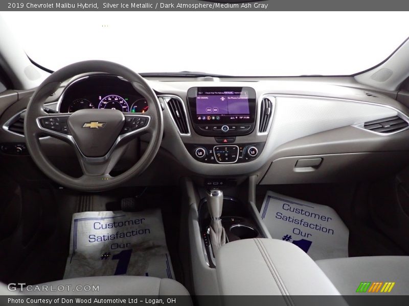 Silver Ice Metallic / Dark Atmosphere/Medium Ash Gray 2019 Chevrolet Malibu Hybrid