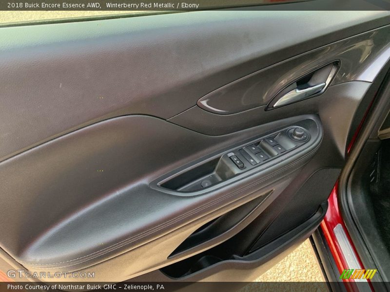 Winterberry Red Metallic / Ebony 2018 Buick Encore Essence AWD