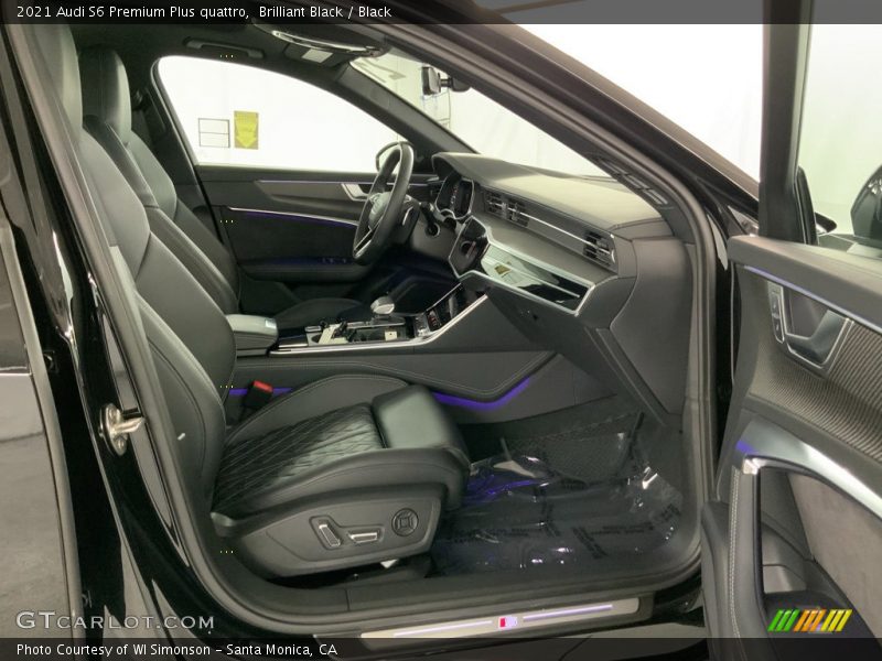 Front Seat of 2021 S6 Premium Plus quattro