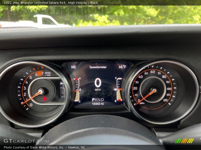 High Velocity / Black 2022 Jeep Wrangler Unlimited Sahara 4x4