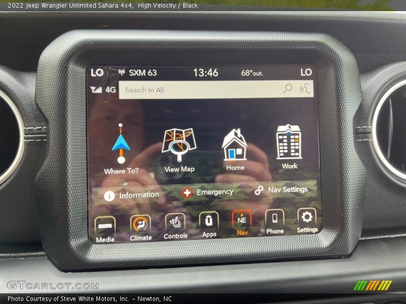 High Velocity / Black 2022 Jeep Wrangler Unlimited Sahara 4x4