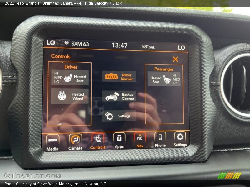 High Velocity / Black 2022 Jeep Wrangler Unlimited Sahara 4x4