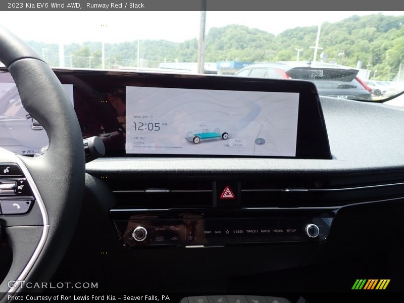 Runway Red / Black 2023 Kia EV6 Wind AWD