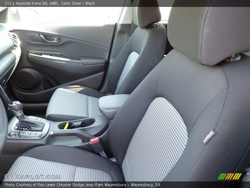 Sonic Silver / Black 2021 Hyundai Kona SEL AWD