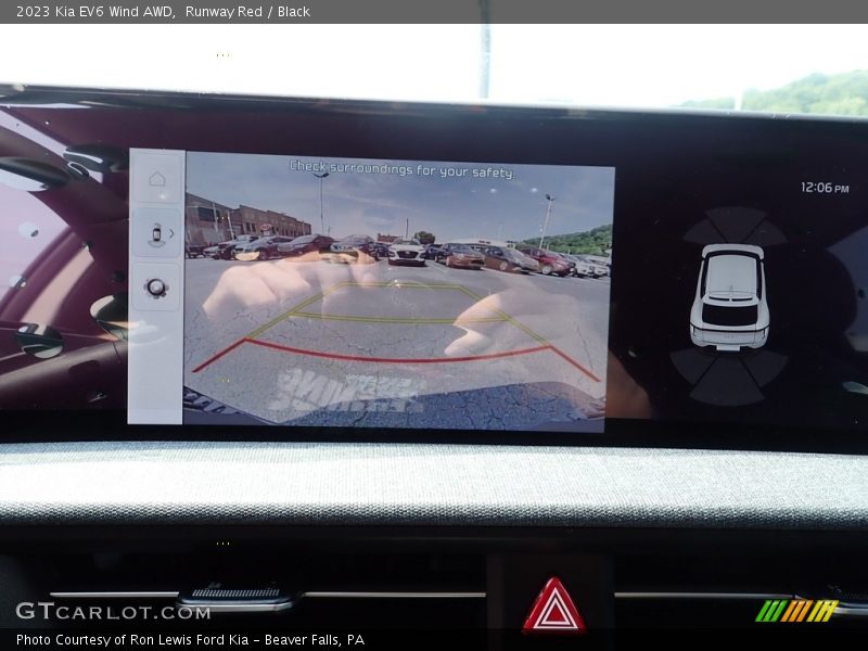 Controls of 2023 EV6 Wind AWD