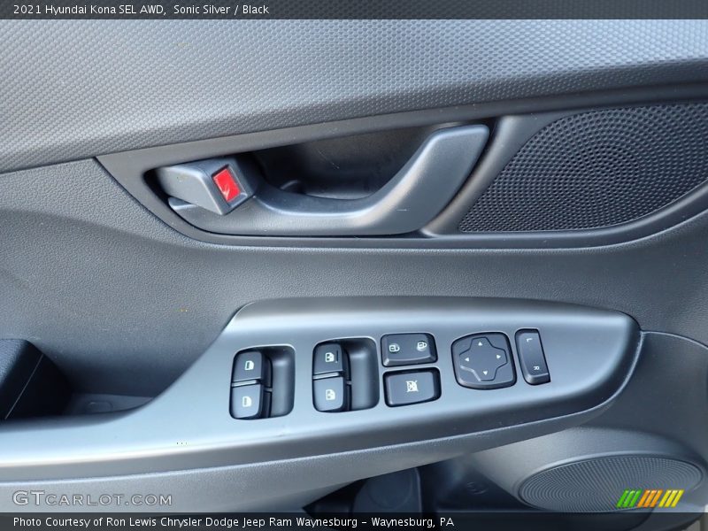 Sonic Silver / Black 2021 Hyundai Kona SEL AWD