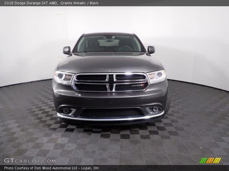 Granite Metallic / Black 2018 Dodge Durango SXT AWD