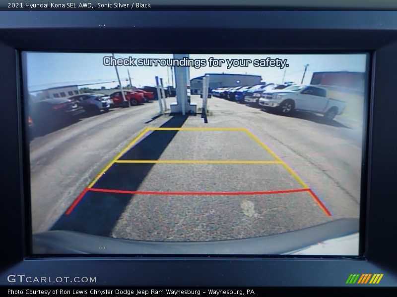 Sonic Silver / Black 2021 Hyundai Kona SEL AWD
