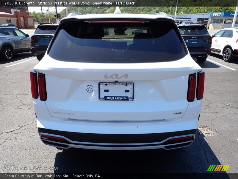 Snow White Pearl / Black 2023 Kia Sorento Hybrid SX Prestige AWD Hybrid
