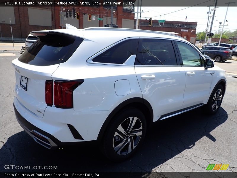 Snow White Pearl / Black 2023 Kia Sorento Hybrid SX Prestige AWD Hybrid