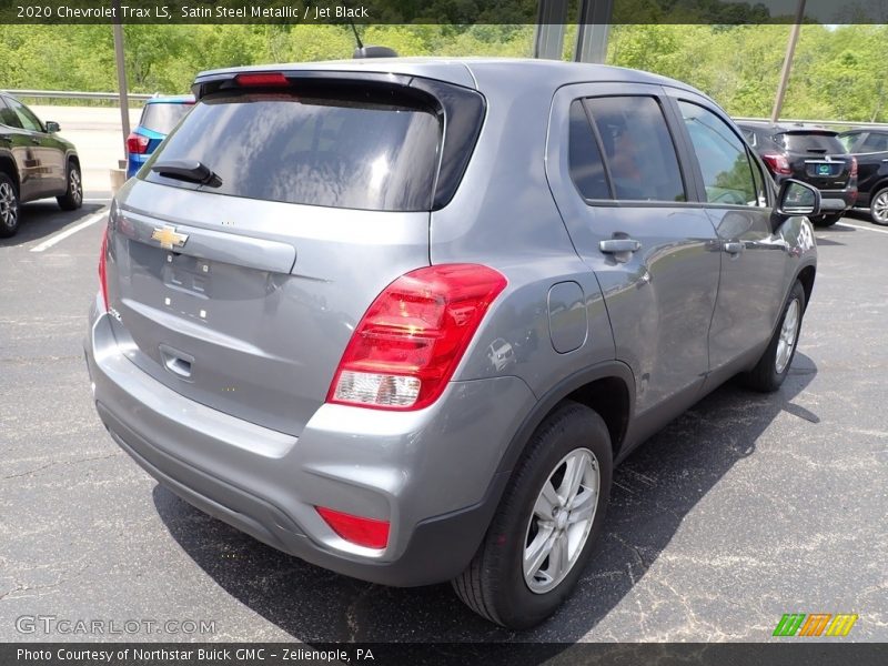 Satin Steel Metallic / Jet Black 2020 Chevrolet Trax LS