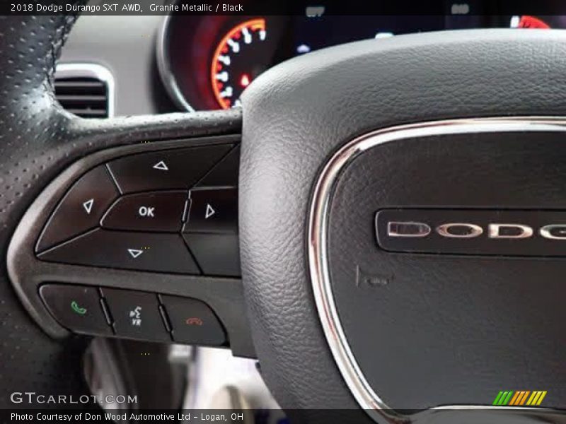 Granite Metallic / Black 2018 Dodge Durango SXT AWD