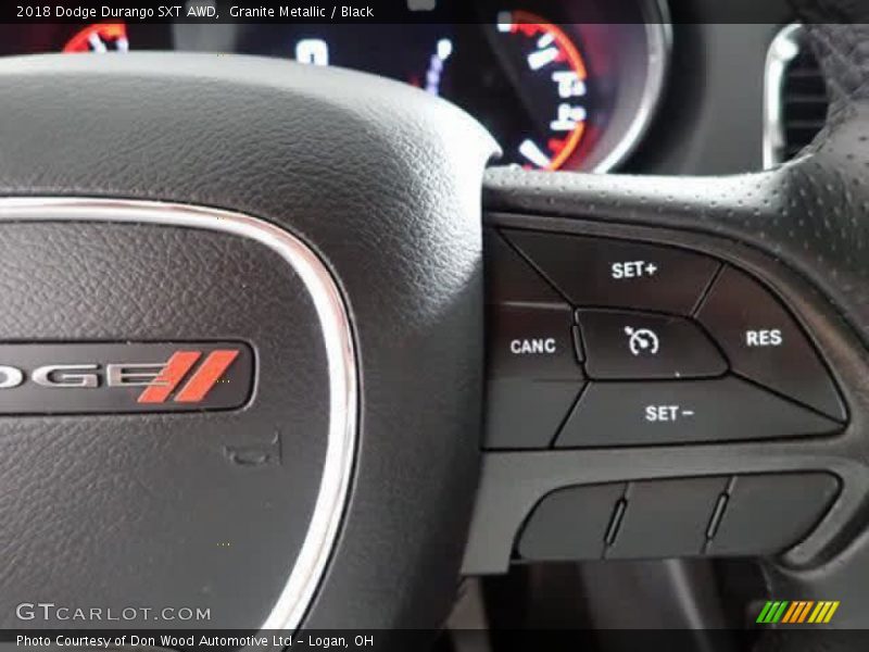 Granite Metallic / Black 2018 Dodge Durango SXT AWD