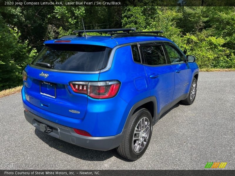 Laser Blue Pearl / Ski Gray/Black 2020 Jeep Compass Latitude 4x4