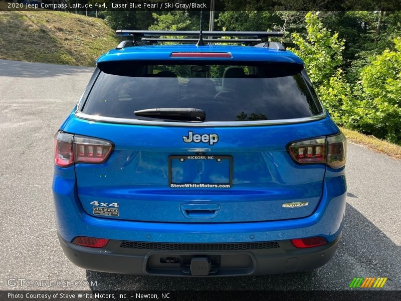 Laser Blue Pearl / Ski Gray/Black 2020 Jeep Compass Latitude 4x4