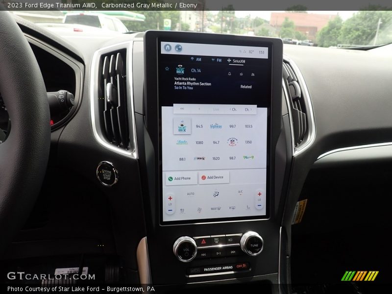 Controls of 2023 Edge Titanium AWD