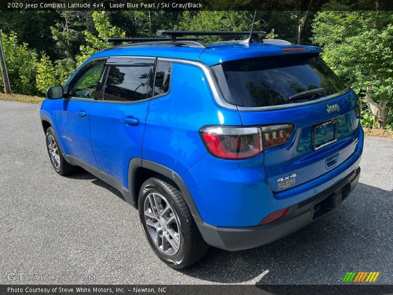 Laser Blue Pearl / Ski Gray/Black 2020 Jeep Compass Latitude 4x4