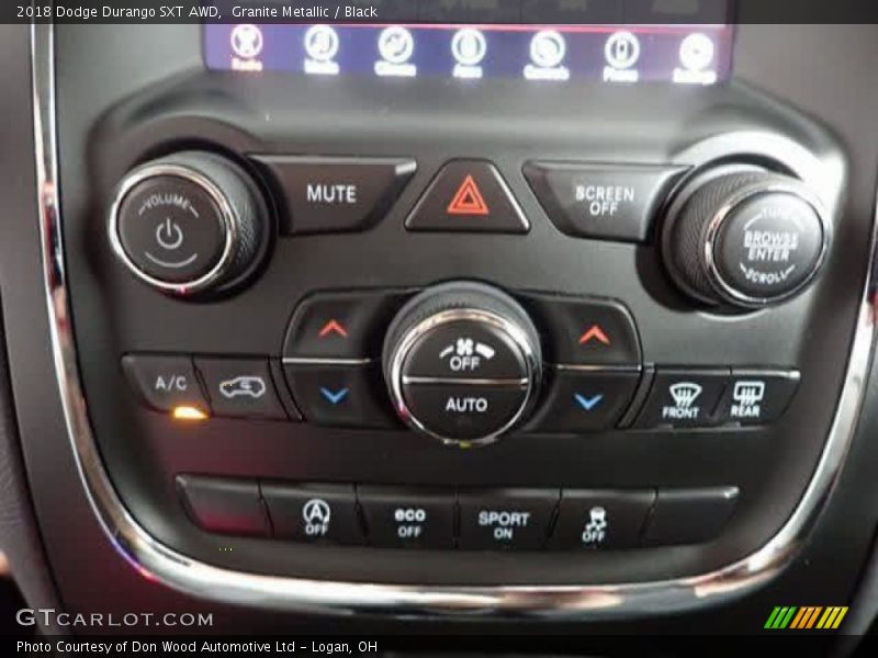 Granite Metallic / Black 2018 Dodge Durango SXT AWD
