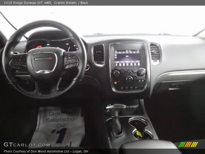 Granite Metallic / Black 2018 Dodge Durango SXT AWD