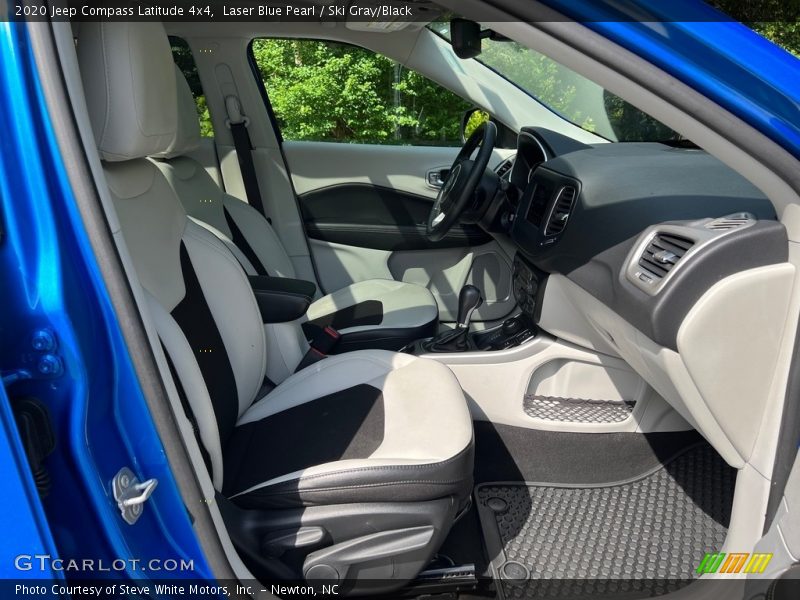 Laser Blue Pearl / Ski Gray/Black 2020 Jeep Compass Latitude 4x4