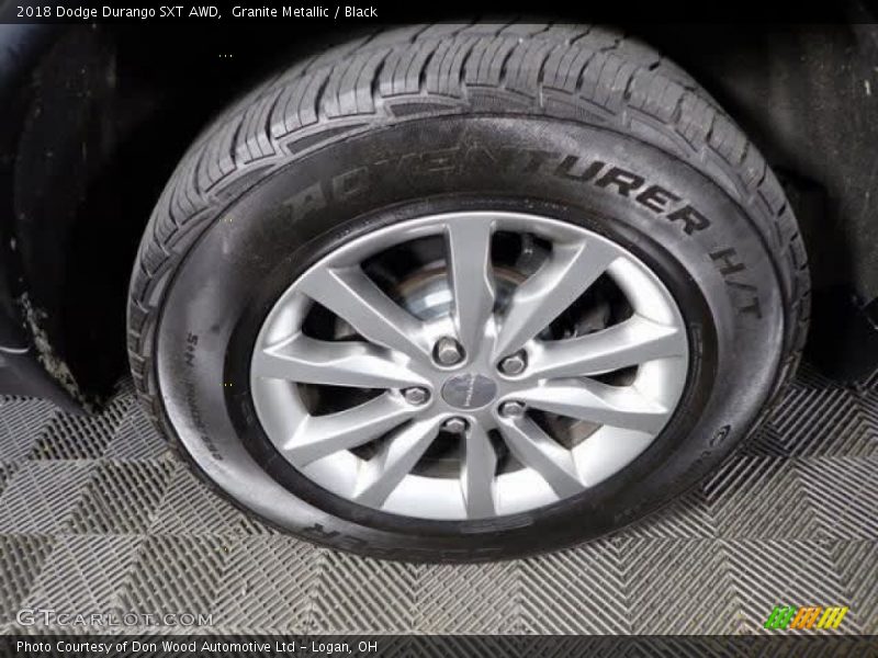 Granite Metallic / Black 2018 Dodge Durango SXT AWD