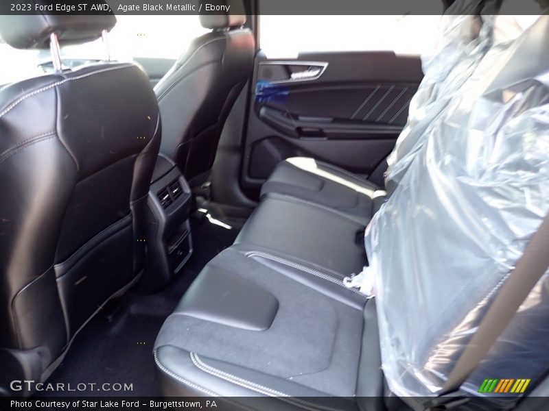 Agate Black Metallic / Ebony 2023 Ford Edge ST AWD