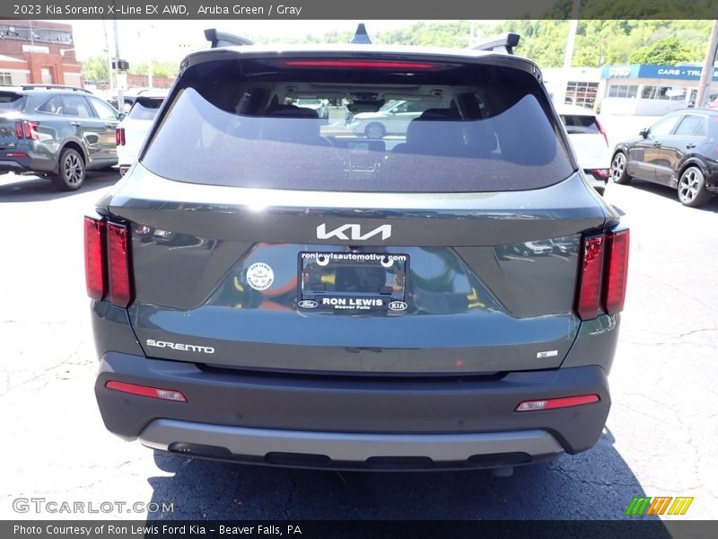 Aruba Green / Gray 2023 Kia Sorento X-Line EX AWD