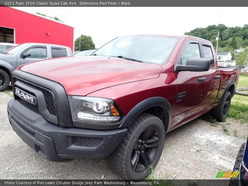 Delmonico Red Pearl / Black 2021 Ram 1500 Classic Quad Cab 4x4