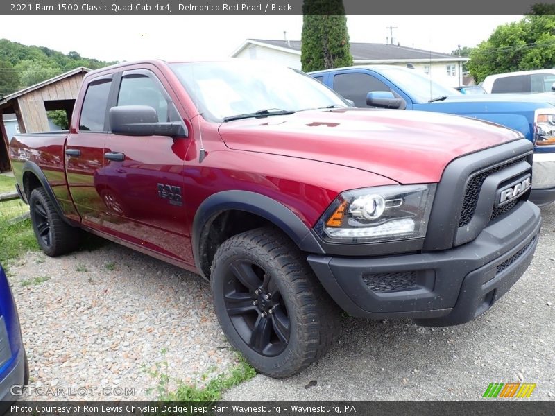 Delmonico Red Pearl / Black 2021 Ram 1500 Classic Quad Cab 4x4