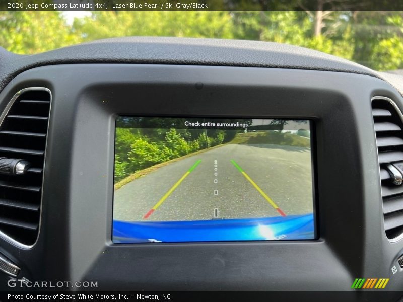 Laser Blue Pearl / Ski Gray/Black 2020 Jeep Compass Latitude 4x4